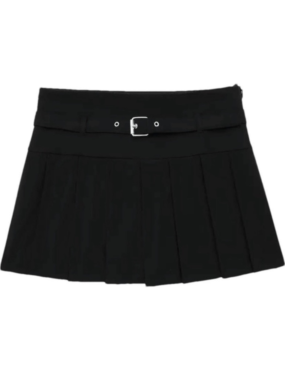 Zara pleated mini skirt